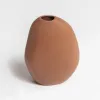 NED Collections Harmie Small Scarlett Brick Vase 12x8cm