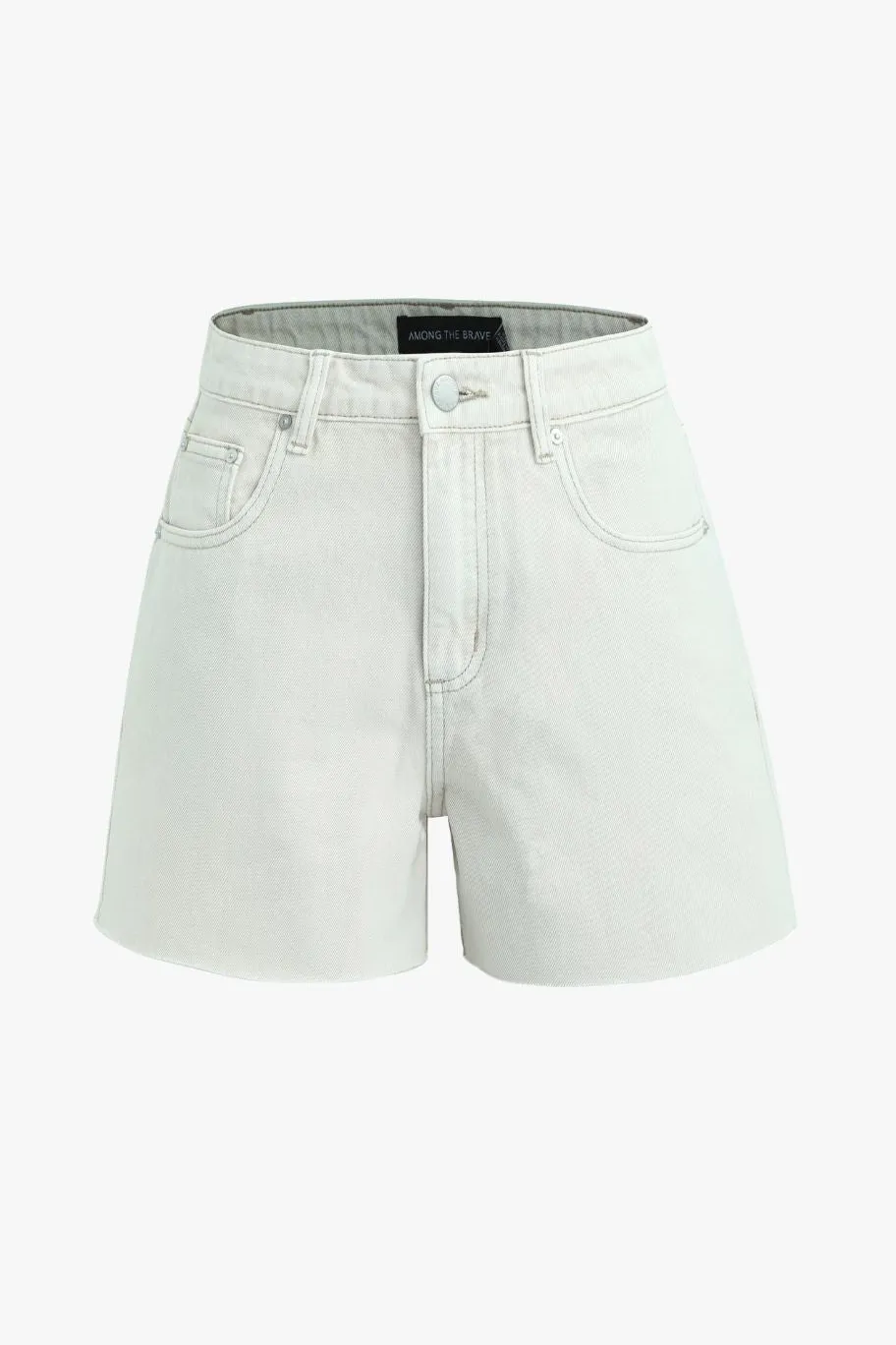 Among the Brave Haze Ecru Denim Short