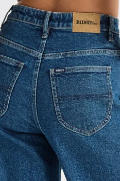 Riders by Lee Hi Wide Afterglow Blue Denim Jean