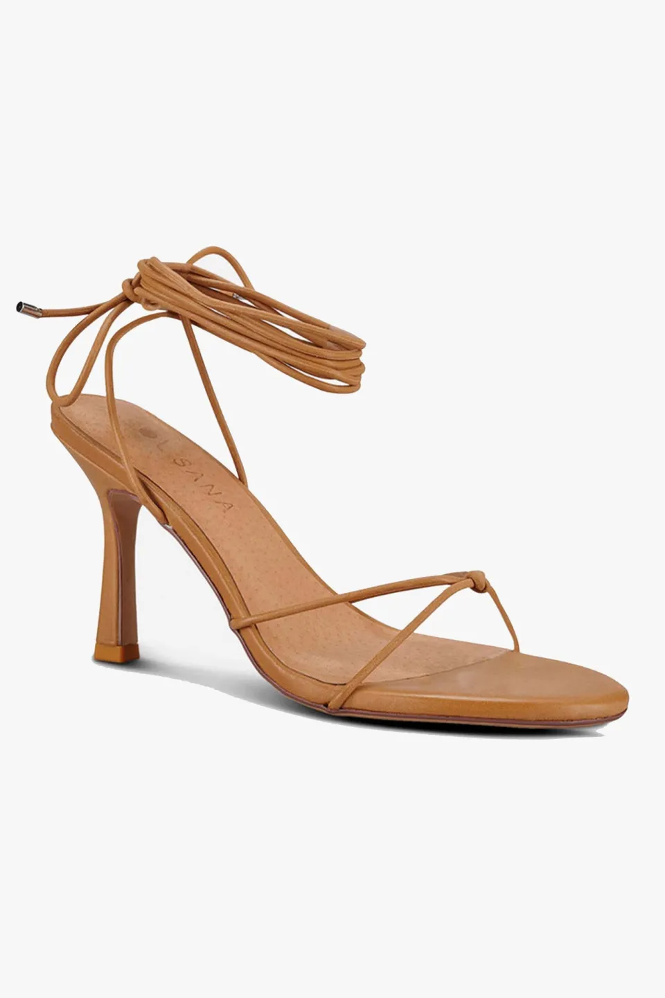 Sol Sana Honey Tan Ankle Strap Heel