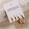 Humble + Heart Hoop EOL Set Gold Earrings