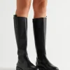 Sol Sana Huntley Black Low Heel Tall Boot