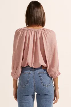 Zoe Kratzmann Imbue Petal Front Button Relaxed Top