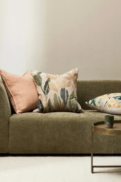 Baya Imelda Multi Natural Foilage Feather Inner 55x55cm Cushion