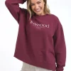 Foxwood Inbound Berry Logo Crew Sweatshirt