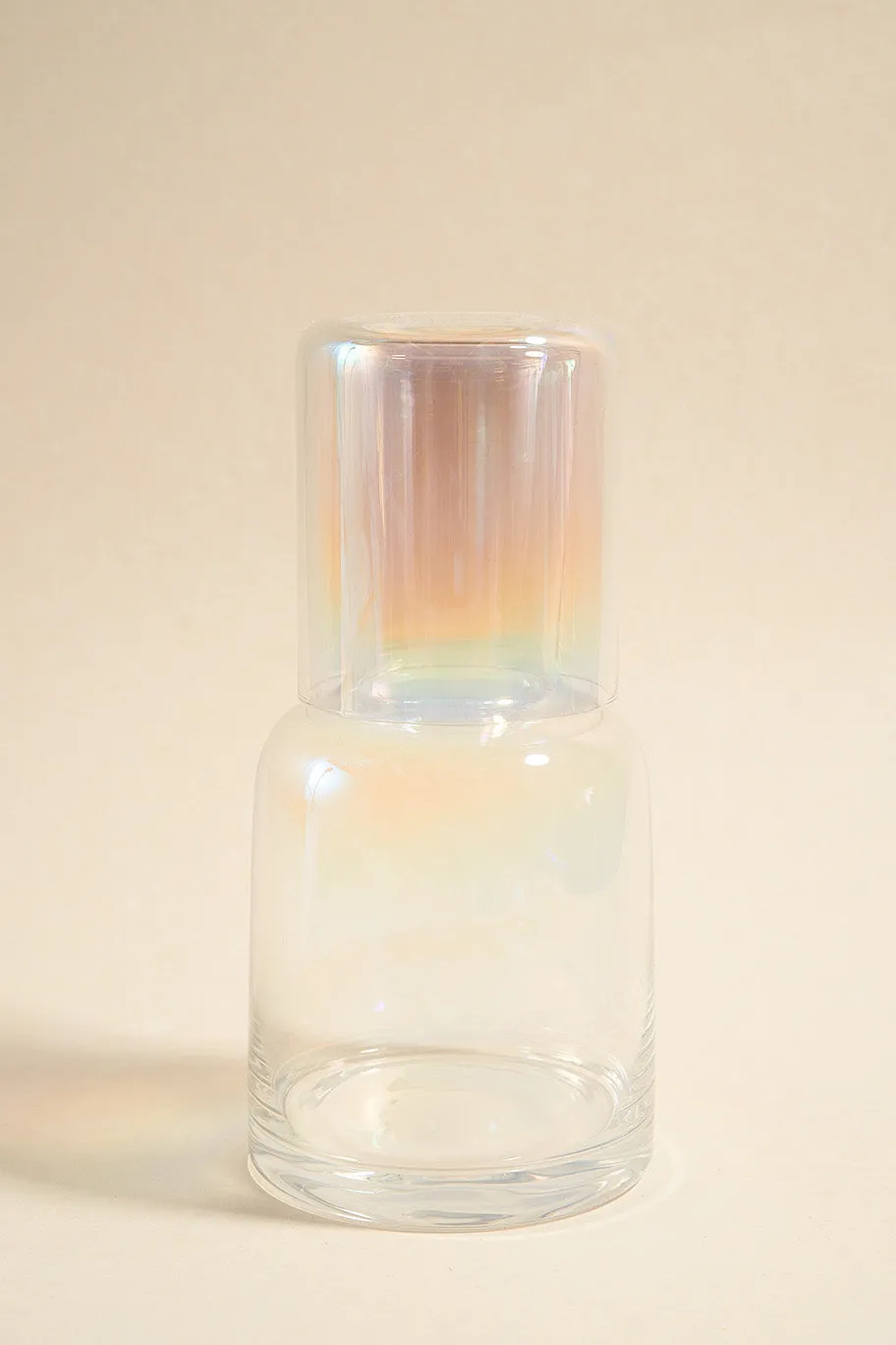 Willow u0026 Mae Iridescent Carafe with Drinking Glass