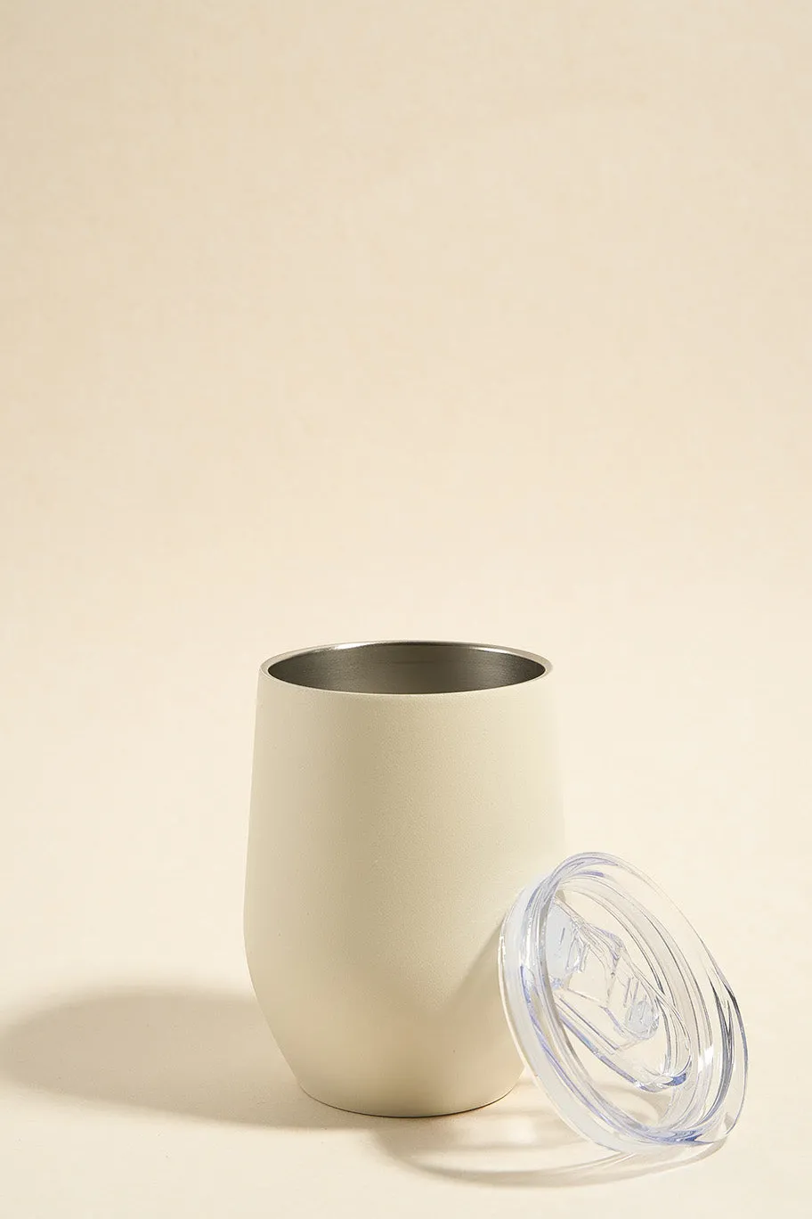 RE:UNION Label Ivory Stainless Steel 350ml Coffee + Wine Tumbler