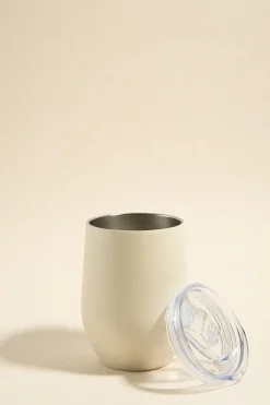 RE:UNION Label Ivory Stainless Steel 350ml Coffee + Wine Tumbler