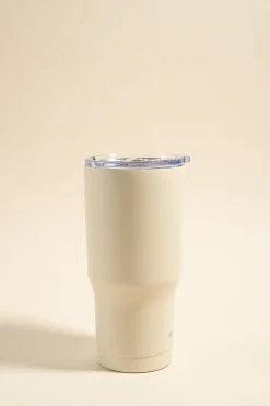 RE:UNION Label Ivory Stainless Steel 600ml Smoothie + Coffee Cup
