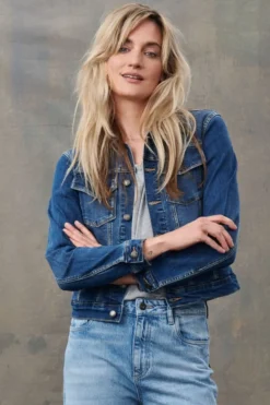 Pulz Jeans Jay Medium Blue Denim Jacket