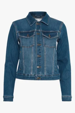 Pulz Jeans Jay Medium Blue Denim Jacket