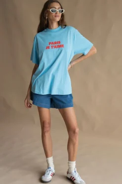 Araminta James Je'Taime Ice Blue Tee