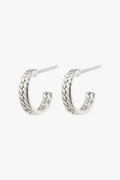 Pilgrim Joanna Silver Plated Snake Chain Earrings
