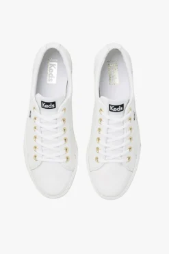 Keds Jump Kick Duo White Leather Low Sneaker