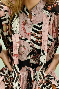 Curate Just One Thing Pink Floral Maxi Dress