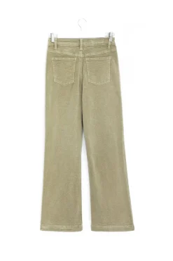 Among the Brave Karma Pumice Cord High Waist Long Wide Leg Pant