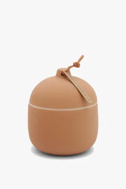 Firefly Candle Co. Keepsake Amberwood 113g Small with Lid Ceramic Candle