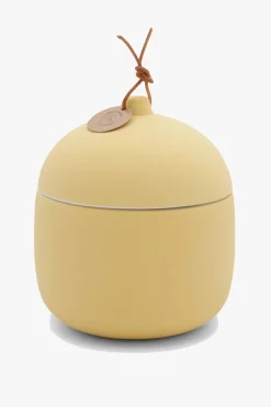 Firefly Candle Co. Keepsake Lemon+ Hibiscus 340g Large with Lid Ceramic Candle