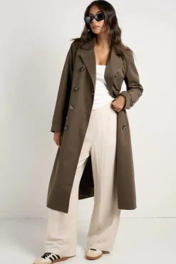 Stories be Told Kensington Khaki Trench Coat