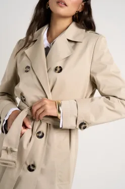 Stories be Told Kensington Stone Trench Coat