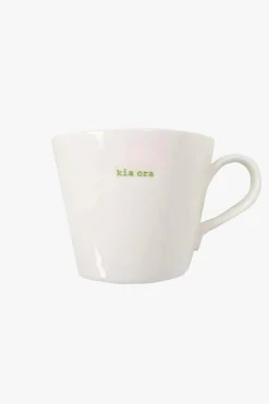 Keith Brymer Jones Kia Ora White Bucket 350ml Mug