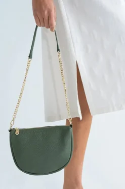 Elms+King La Palma Leaf Crossbody Bag