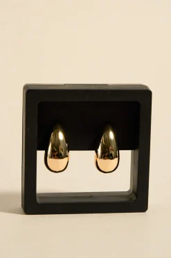 Queen of the Foxes Large Gold Tear Drop Earrings