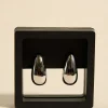 Queen of the Foxes Large Silver EOL Tear Drop Earrings