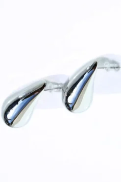 Queen of the Foxes Large Silver EOL Tear Drop Earrings