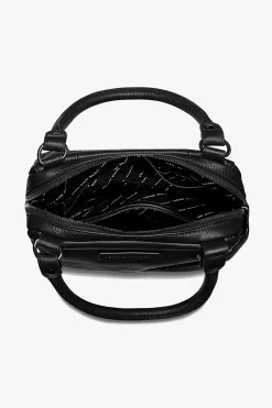 Status Anxiety Last Mountains Black Shoulder Bag