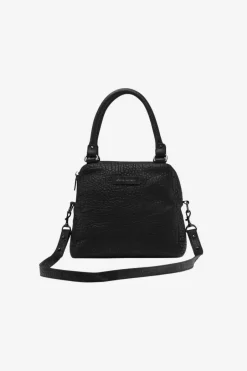 Status Anxiety Last Mountains Top Handle Black Bubble Shoulder Bag