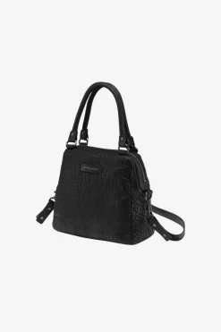 Status Anxiety Last Mountains Top Handle Black Bubble Shoulder Bag