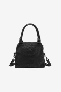 Status Anxiety Last Mountains Top Handle Black Bubble Shoulder Bag