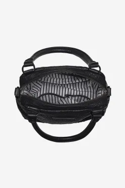 Status Anxiety Last Mountains Top Handle Black Bubble Shoulder Bag
