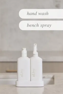 Alive Body Lemon Myrtle + Honeydue White Kitchen 300ml Duo