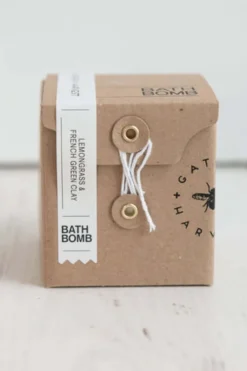 Gather + Harvest Lemongrass + Green Clay Natural Vegan Bath Bomb