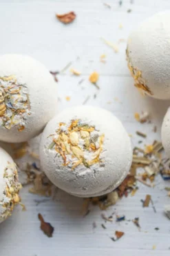 Gather + Harvest Lemongrass + Green Clay Natural Vegan Bath Bomb