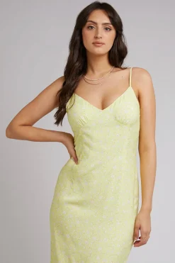 All About Eve Leni Citrine Floral Print Maxi Dress