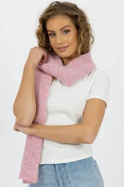 Humidity Lifestyle Lila Pink Wool Blend Scarf