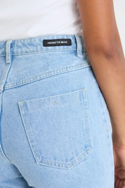 Among the Brave Lilah Light Blue High Waist Relaxed Leg Jean