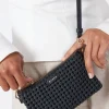 Saben Lily Black Braid Crossbody Bag