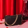 Saben Lily Crossbody Black Bag with Chain