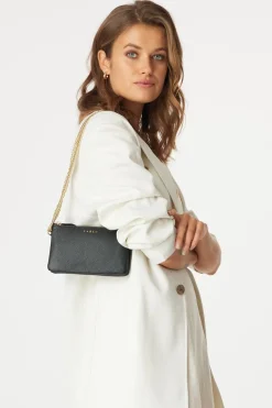 Saben Lily Crossbody Black Bag with Chain