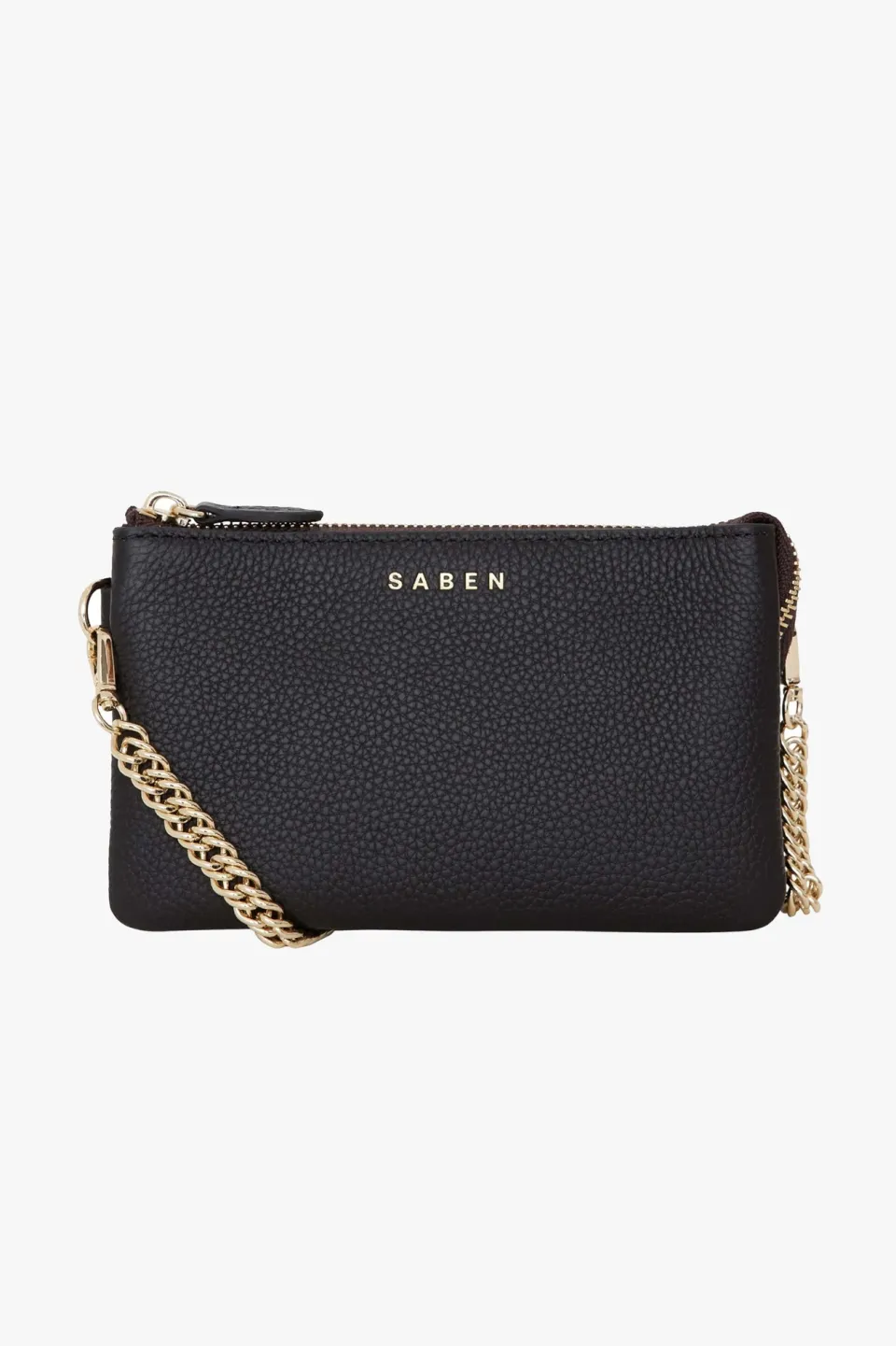 Saben Lily Crossbody Black Bag with Chain