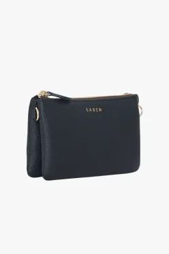 Saben Lily Crossbody Black Bag with Chain