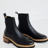 EOS Linear Black Chelsea Elastic Ankle Boot