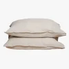 Home Lab Linen Pillowcase Pair Natural Oatmeal