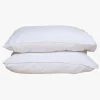 Home Lab Linen Pillowcase Pair White