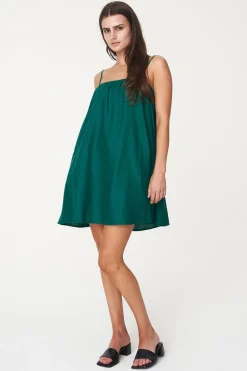Huffer Linin Jewel Green Mini Sundress