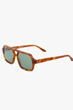 Isle of Eden Lola Honey Torte Aviator Sunglasses